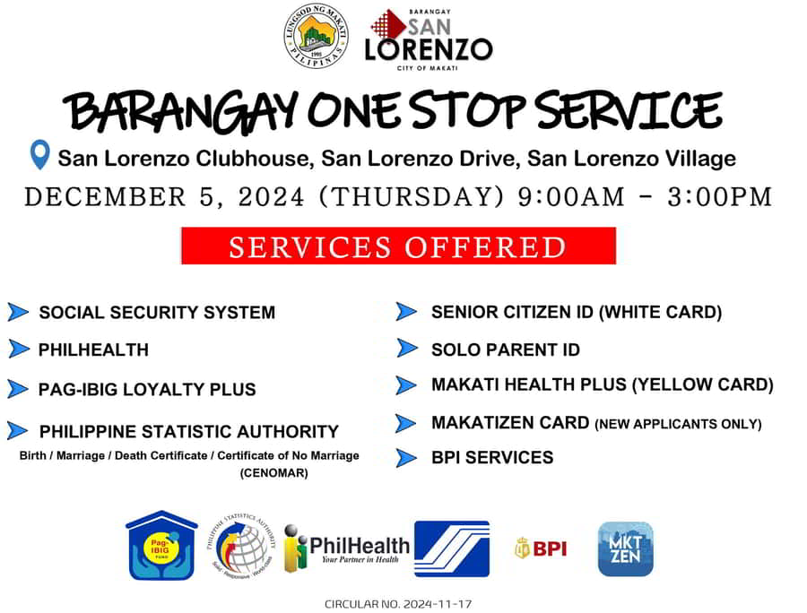 Barangay One Stop Shop December