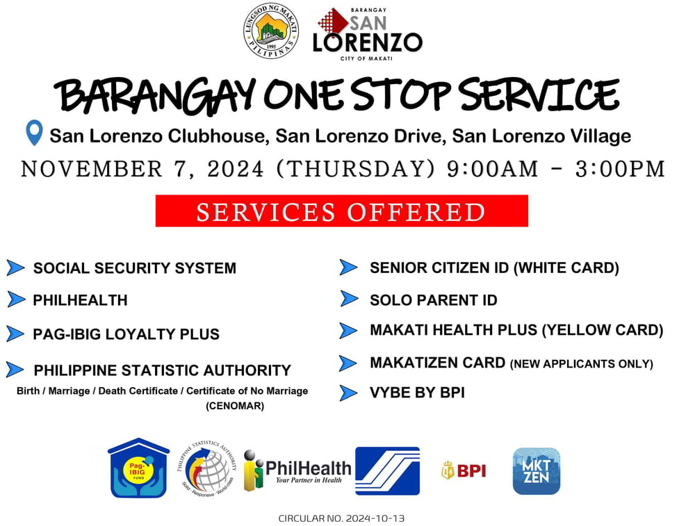 Barangay One Stop Shop November