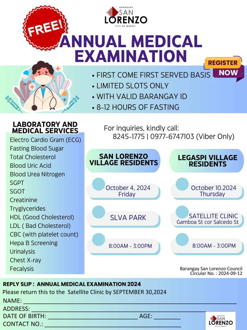 Annual Medical Examination