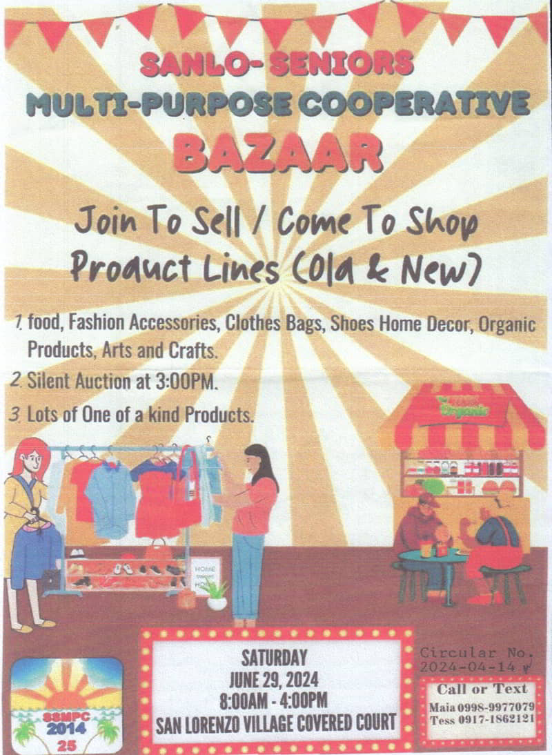 Seniors Bazaar