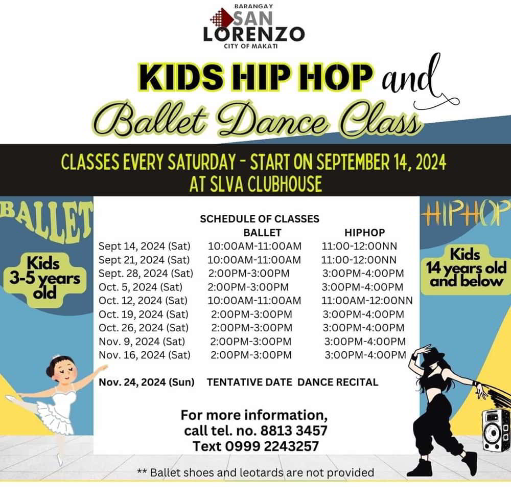 Kids Hip Hop and Ballet Dance Class