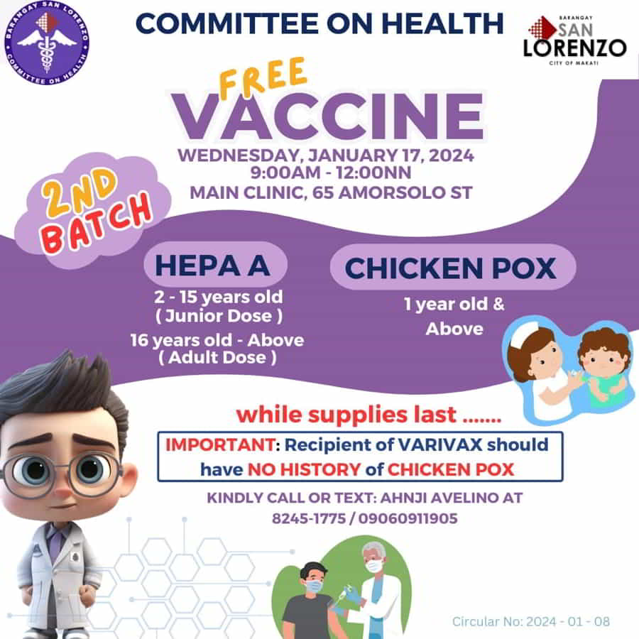 Free vaccines