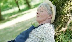 Woman having a Power nap