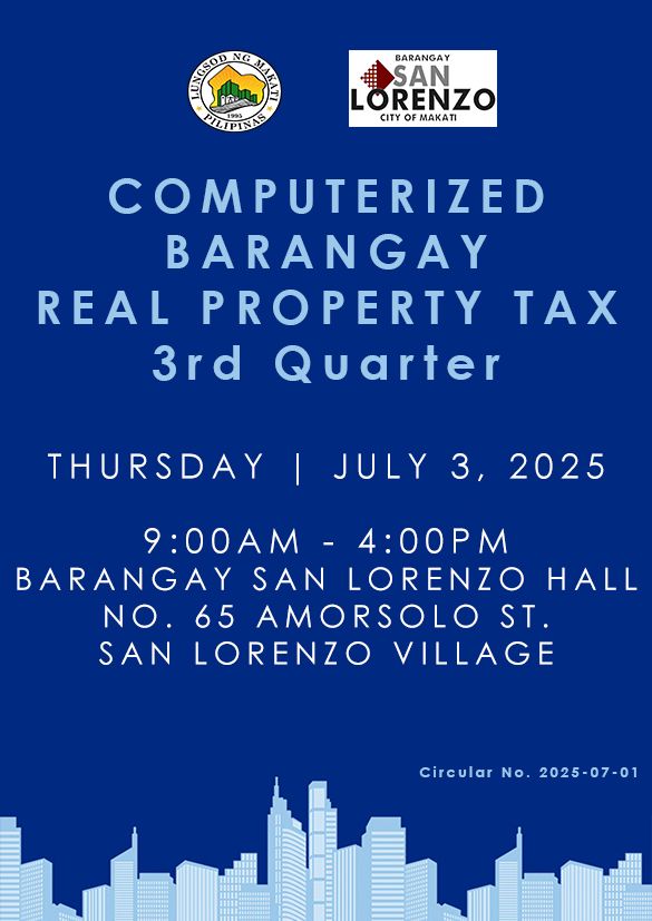 Real Property Tax third Quarter 2025